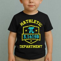 Mathletic Department Funy Math Teacher Student Pi Day Joke Toddler T-Shirt