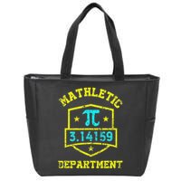 Mathletic Department Funy Math Teacher Student Pi Day Joke Zip Tote Bag