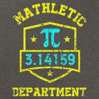 Mathletic Department Funy Math Teacher Student Pi Day Joke Cotton Canvas Backpack