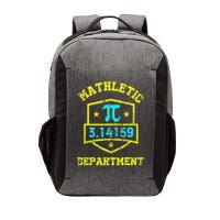 Mathletic Department Funy Math Teacher Student Pi Day Joke Vector Backpack