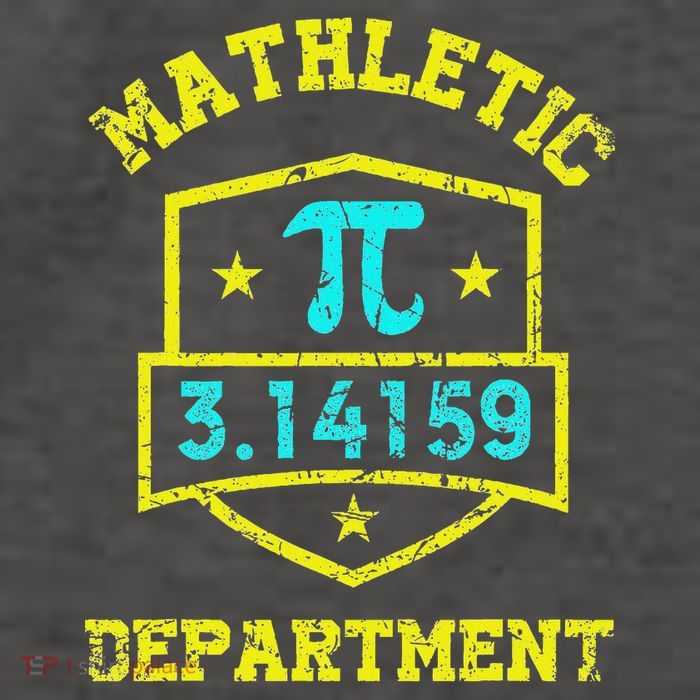 Mathletic Department Funy Math Teacher Student Pi Day Joke Vector Backpack