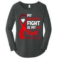 My Daughters Fight Is My Fight Family Stroke Awareness Women's Perfect Tri Tunic Long Sleeve Shirt