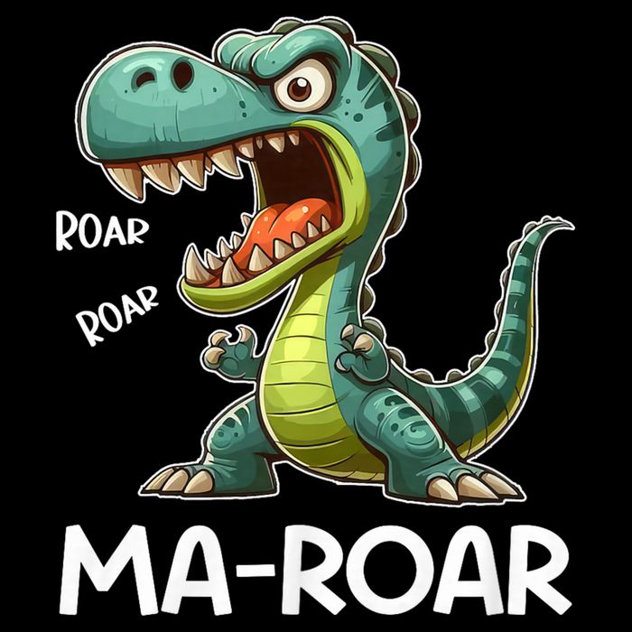 Ma-Roar Dinosaur Funny Mom Quote Cooling Performance Crew T-Shirt