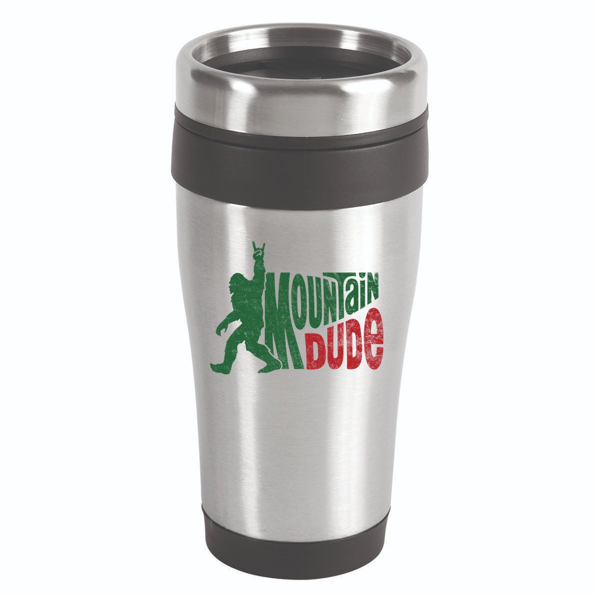Mountain Dude Funny Bigfoot Sasquatch Hiking Gift 16oz Travel Tumbler