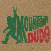 Mountain Dude Funny Bigfoot Sasquatch Hiking Gift Cotton Canvas Backpack