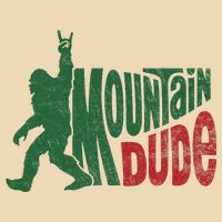 Mountain Dude Funny Bigfoot Sasquatch Hiking Gift Drawstring Bag