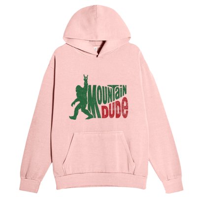 Mountain Dude Funny Bigfoot Sasquatch Hiking Gift Urban Pullover Hoodie