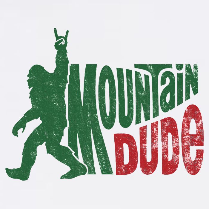 Mountain Dude Funny Bigfoot Sasquatch Hiking Gift Adult Drive Performance Visor