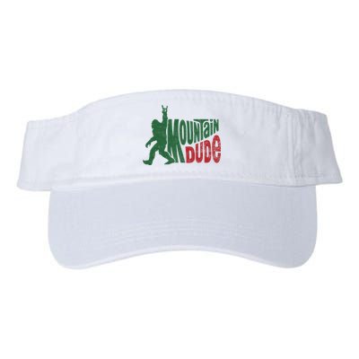 Mountain Dude Funny Bigfoot Sasquatch Hiking Gift Visor