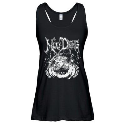 Moo Deng Funny Gift Ladies Essential Flowy Tank