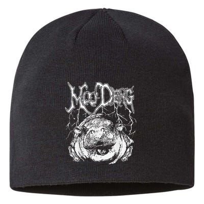Moo Deng Funny Gift Sustainable Beanie