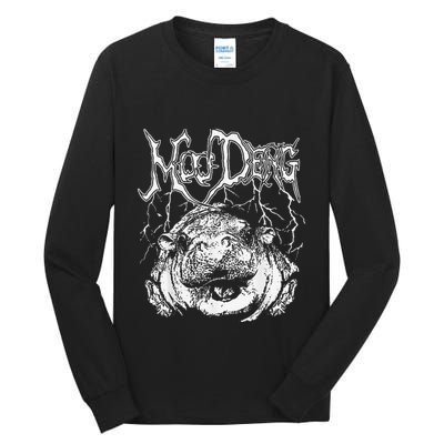 Moo Deng Funny Gift Tall Long Sleeve T-Shirt
