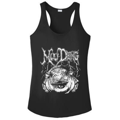 Moo Deng Funny Gift Ladies PosiCharge Competitor Racerback Tank
