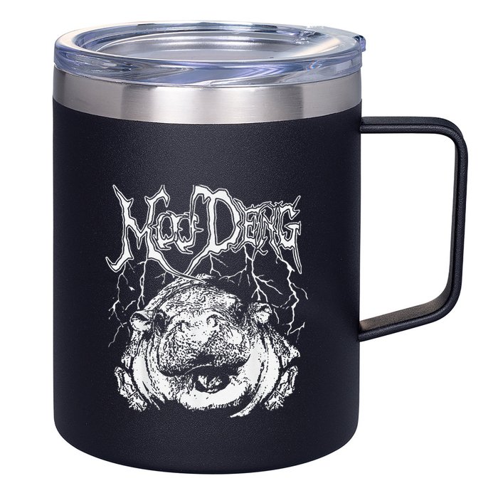 Moo Deng Funny Gift 12oz Stainless Steel Coffee Mug