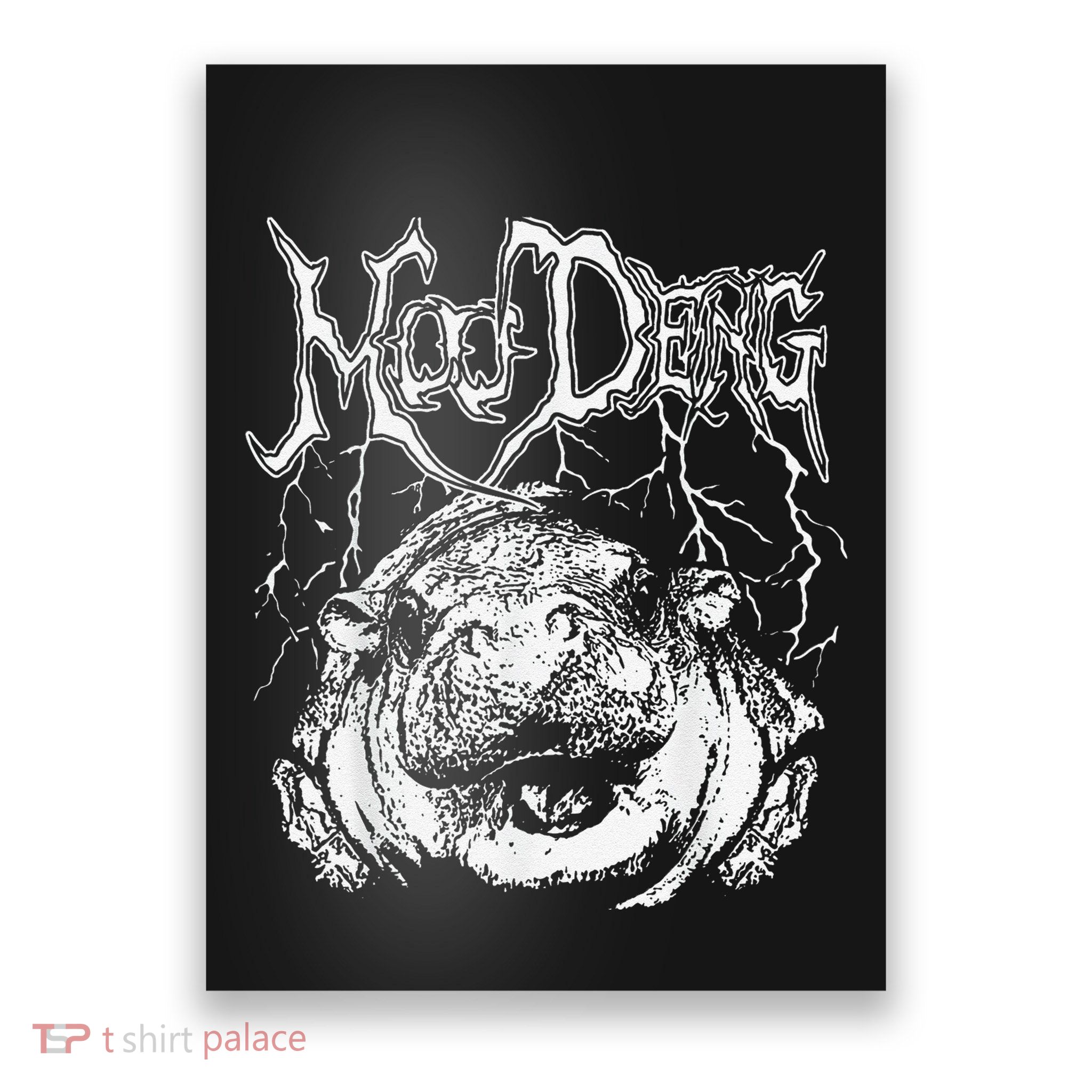 Moo Deng Funny Gift Poster