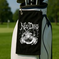 Moo Deng Funny Gift Golf Towel