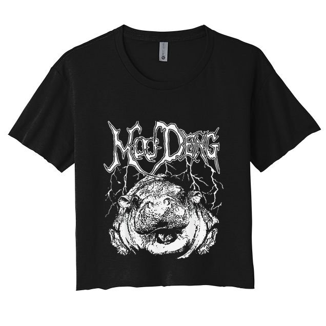 Moo Deng Funny Gift Crop Top