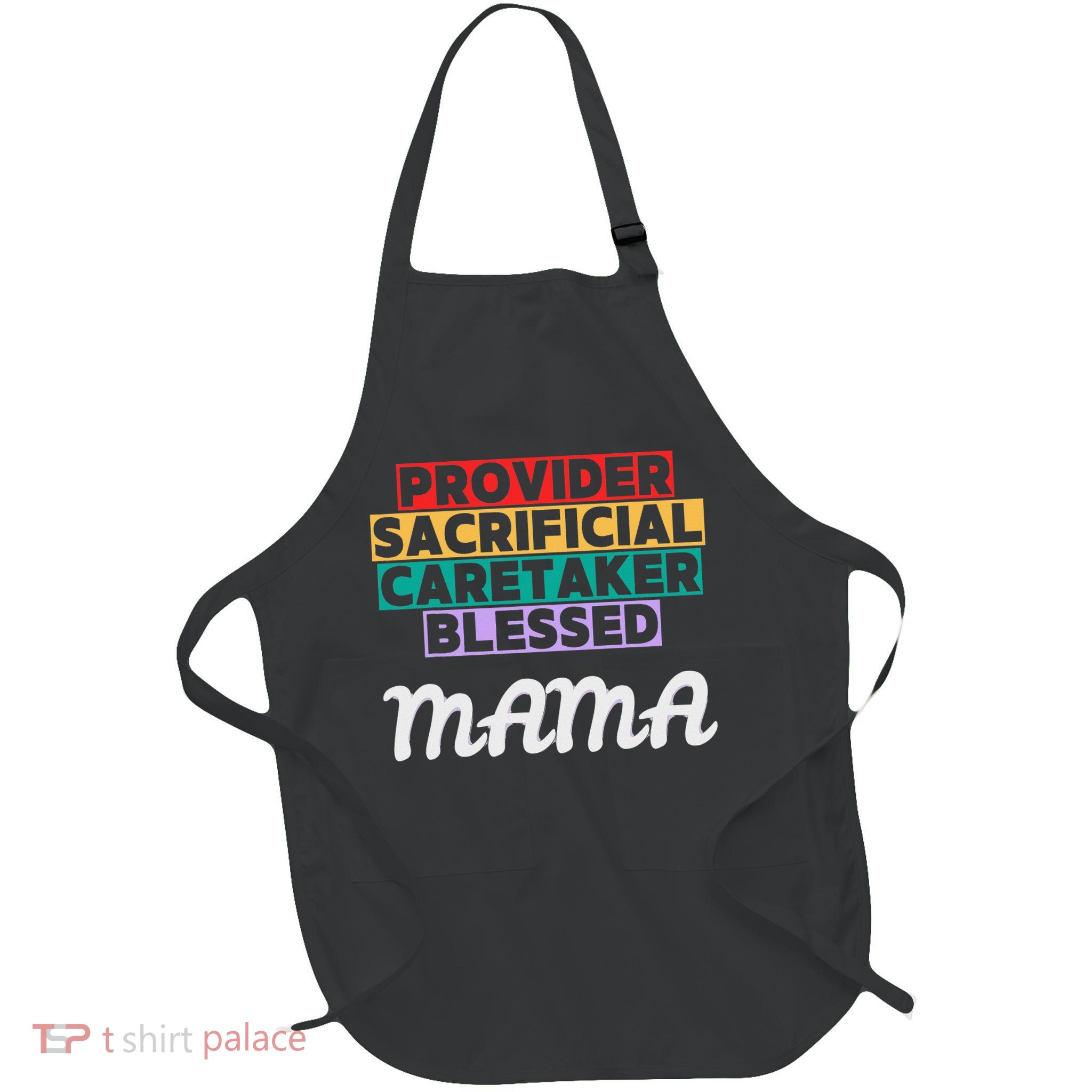 Mothers Day For Christian Mama Provider Sacrificial Blessed Full-Length Apron With Pockets