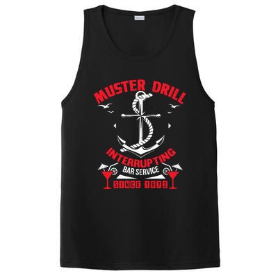 Muster Drill Funny Cruise Ship Vacation Cruising Gift PosiCharge Competitor Tank