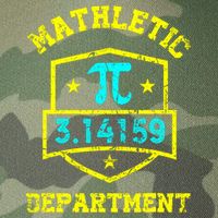 Mathletic Department Funy Math Teacher Student Pi Day Joke Legacy Tie Dye Trucker Hat