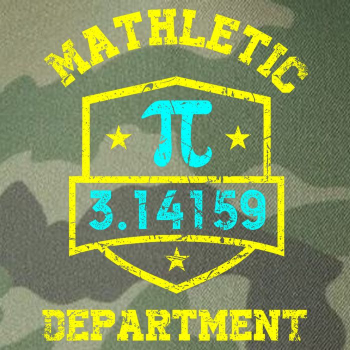 Mathletic Department Funy Math Teacher Student Pi Day Joke Legacy Tie Dye Trucker Hat