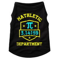 Mathletic Department Funy Math Teacher Student Pi Day Joke Doggie Tank