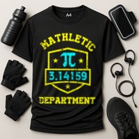 Mathletic Department Funy Math Teacher Student Pi Day Joke Performance Shirt