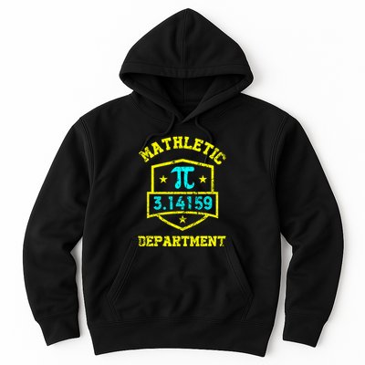 Mathletic Department Funy Math Teacher Student Pi Day Joke Hoodie