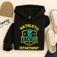 Mathletic Department Funy Math Teacher Student Pi Day Joke Hoodie