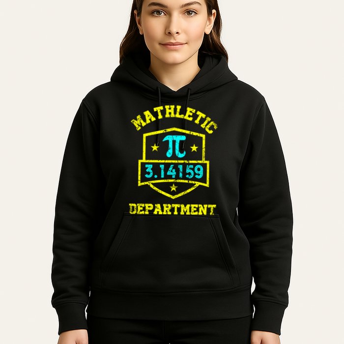 Mathletic Department Funy Math Teacher Student Pi Day Joke Hoodie