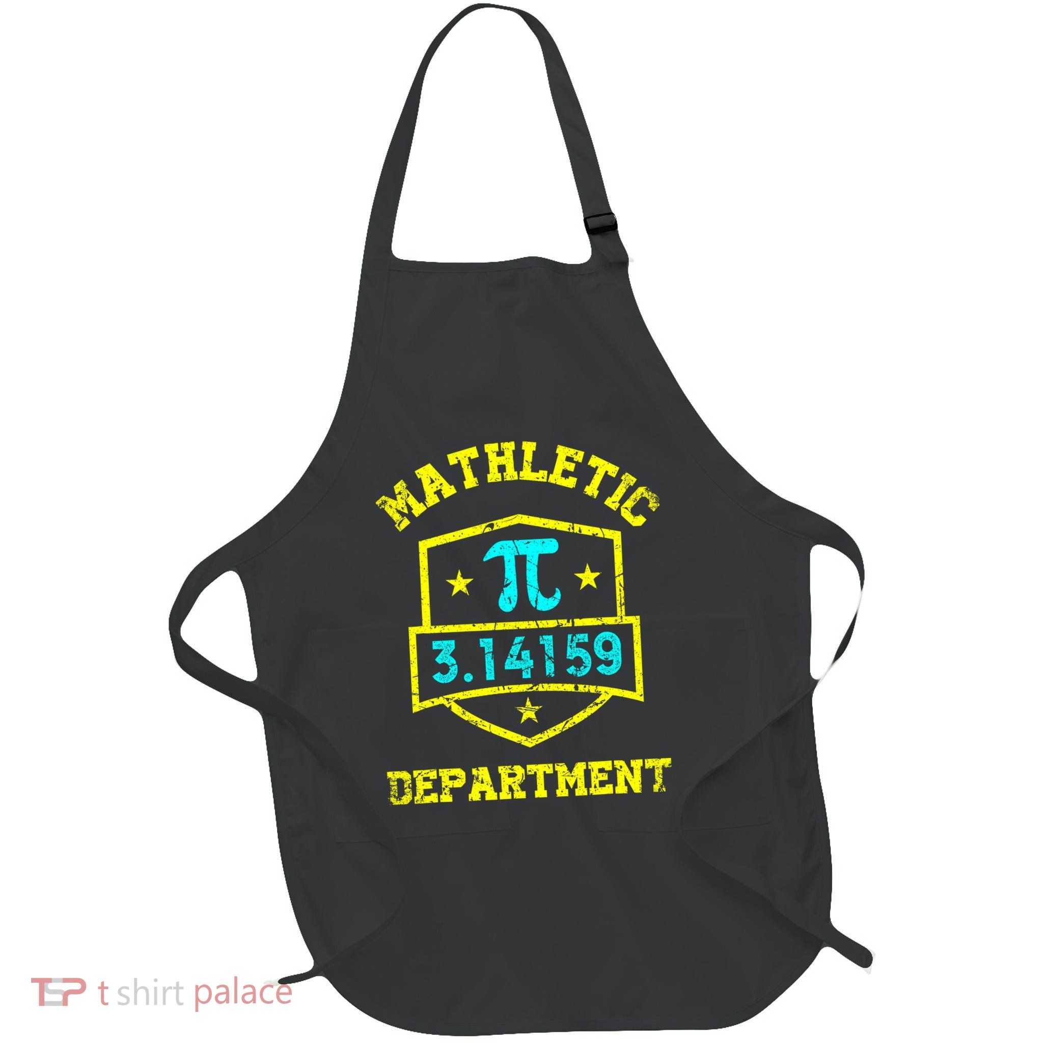 Mathletic Department Funy Math Teacher Student Pi Day Joke Apron