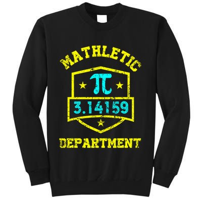 Mathletic Department Funy Math Teacher Student Pi Day Joke Sweatshirt