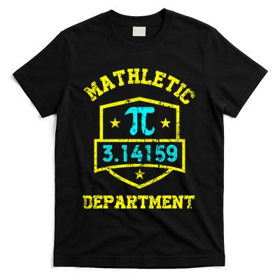 Mathletic Department Funy Math Teacher Student Pi Day Joke T-Shirt