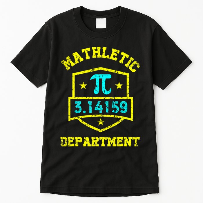 Mathletic Department Funy Math Teacher Student Pi Day Joke Tall T-Shirt