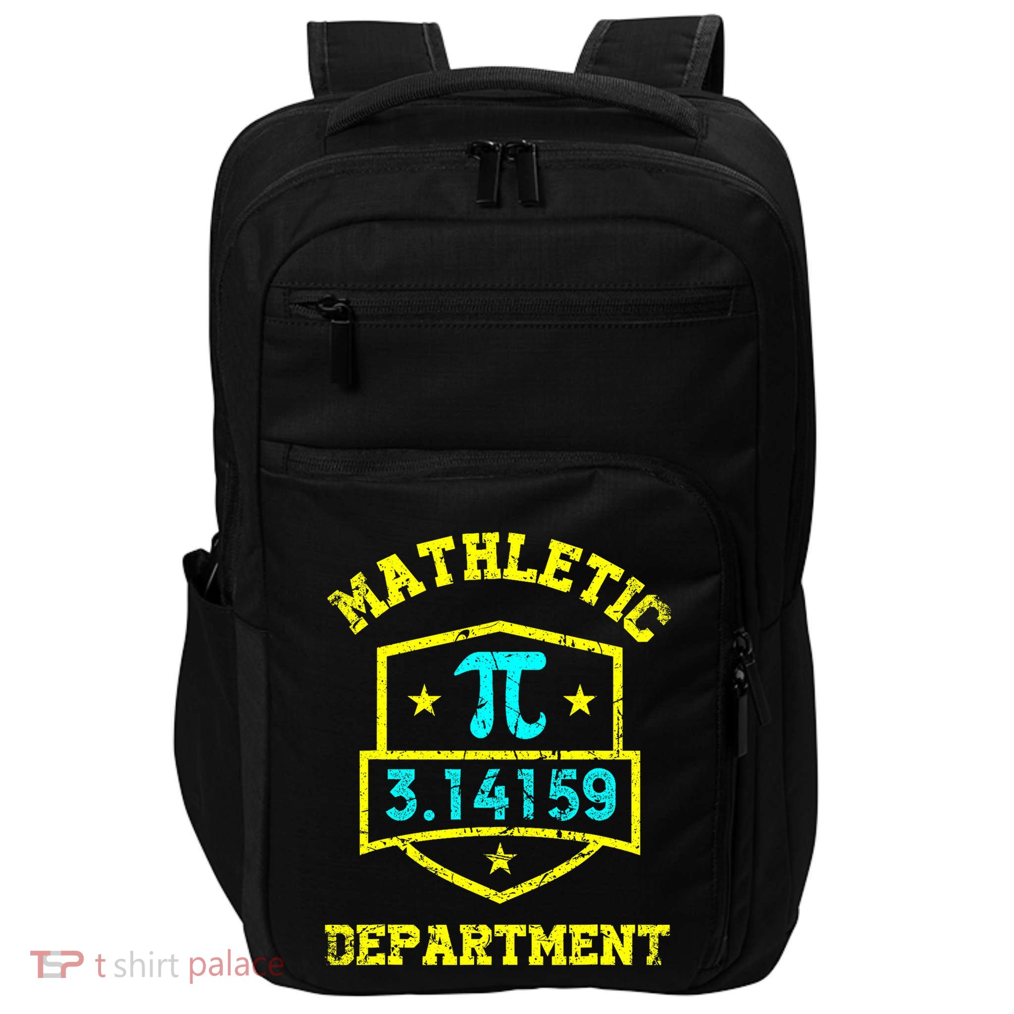 Mathletic Department Funy Math Teacher Student Pi Day Joke Impact Tech Backpack