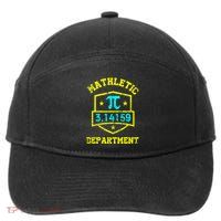 Mathletic Department Funy Math Teacher Student Pi Day Joke 7-Panel Snapback Hat