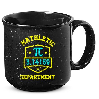 Mathletic Department Funy Math Teacher Student Pi Day Joke 15oz Campfire Ceramic Mug