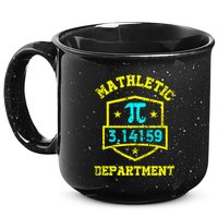 Mathletic Department Funy Math Teacher Student Pi Day Joke 15oz Campfire Ceramic Mug