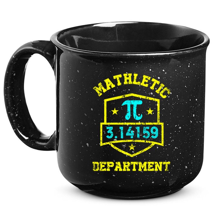 Mathletic Department Funy Math Teacher Student Pi Day Joke 15oz Campfire Ceramic Mug
