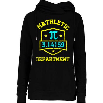 Mathletic Department Funy Math Teacher Student Pi Day Joke Womens Funnel Neck Pullover Hood