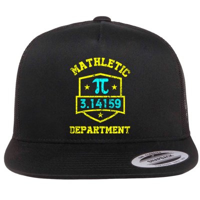 Mathletic Department Funy Math Teacher Student Pi Day Joke Flatbill Hat