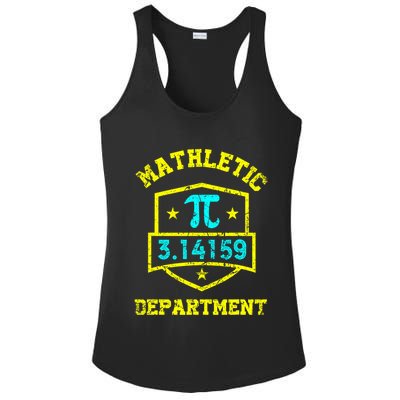 Mathletic Department Funy Math Teacher Student Pi Day Joke Ladies PosiCharge Competitor Racerback Tank