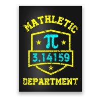 Mathletic Department Funy Math Teacher Student Pi Day Joke Poster
