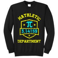 Mathletic Department Funy Math Teacher Student Pi Day Joke Tall Sweatshirt