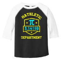 Mathletic Department Funy Math Teacher Student Pi Day Joke Toddler Fine Jersey T-Shirt