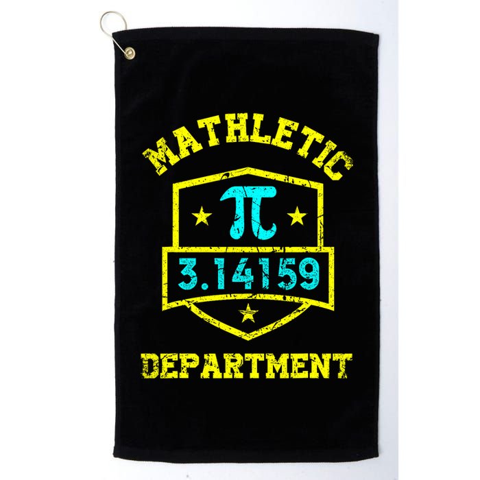 Mathletic Department Funy Math Teacher Student Pi Day Joke Golf Towel