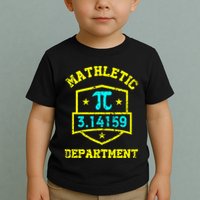 Mathletic Department Funy Math Teacher Student Pi Day Joke Toddler T-Shirt
