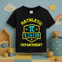 Mathletic Department Funy Math Teacher Student Pi Day Joke Toddler T-Shirt