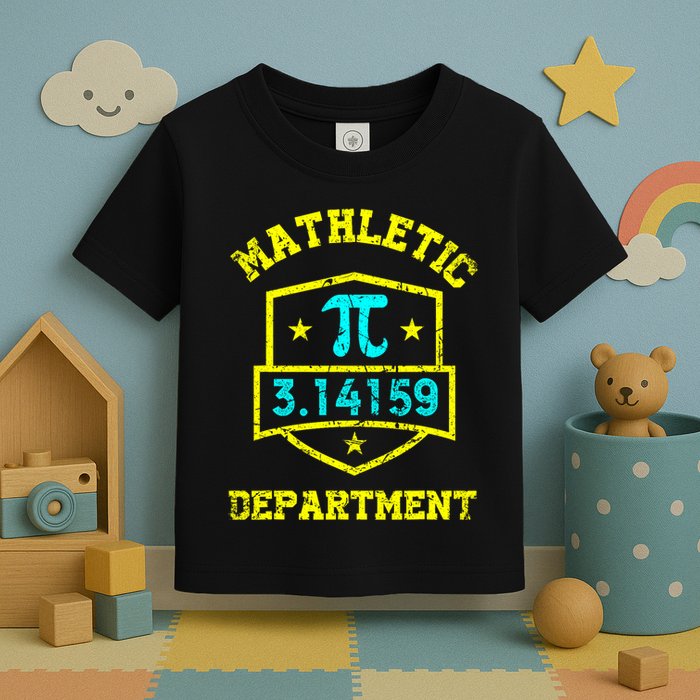 Mathletic Department Funy Math Teacher Student Pi Day Joke Toddler T-Shirt