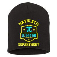 Mathletic Department Funy Math Teacher Student Pi Day Joke Short Acrylic Beanie